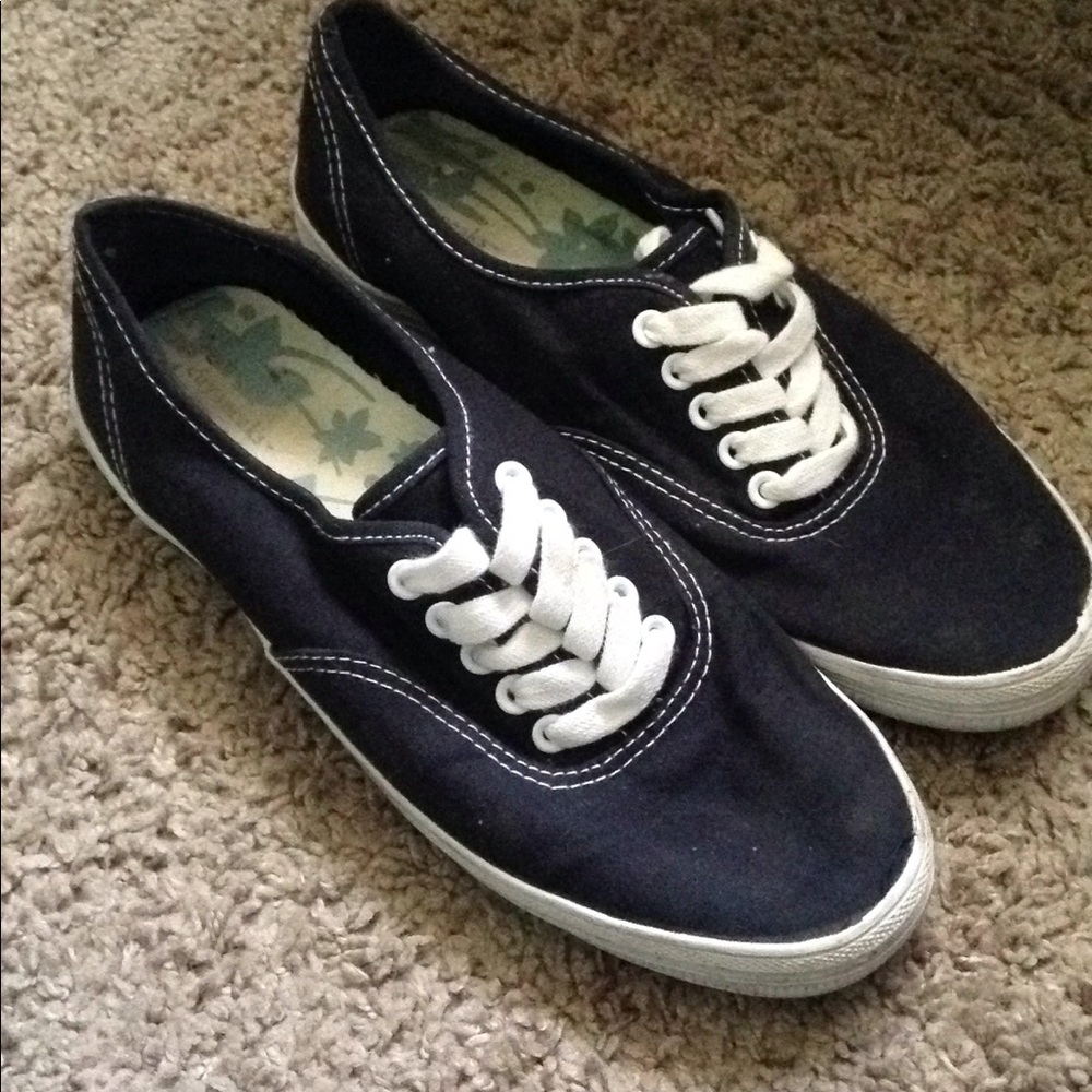 Blue sneakers